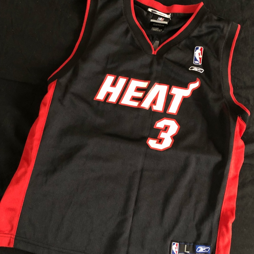 Miami Heat 🔥 Dwayne Wade Crop Basketball Jersey